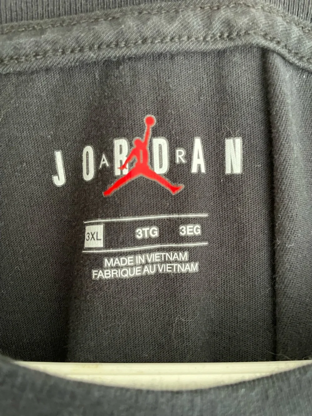 Nike Air Jordan Futura Wings T-shirt Rubberized Black Logo Mens 3XL Black Tee